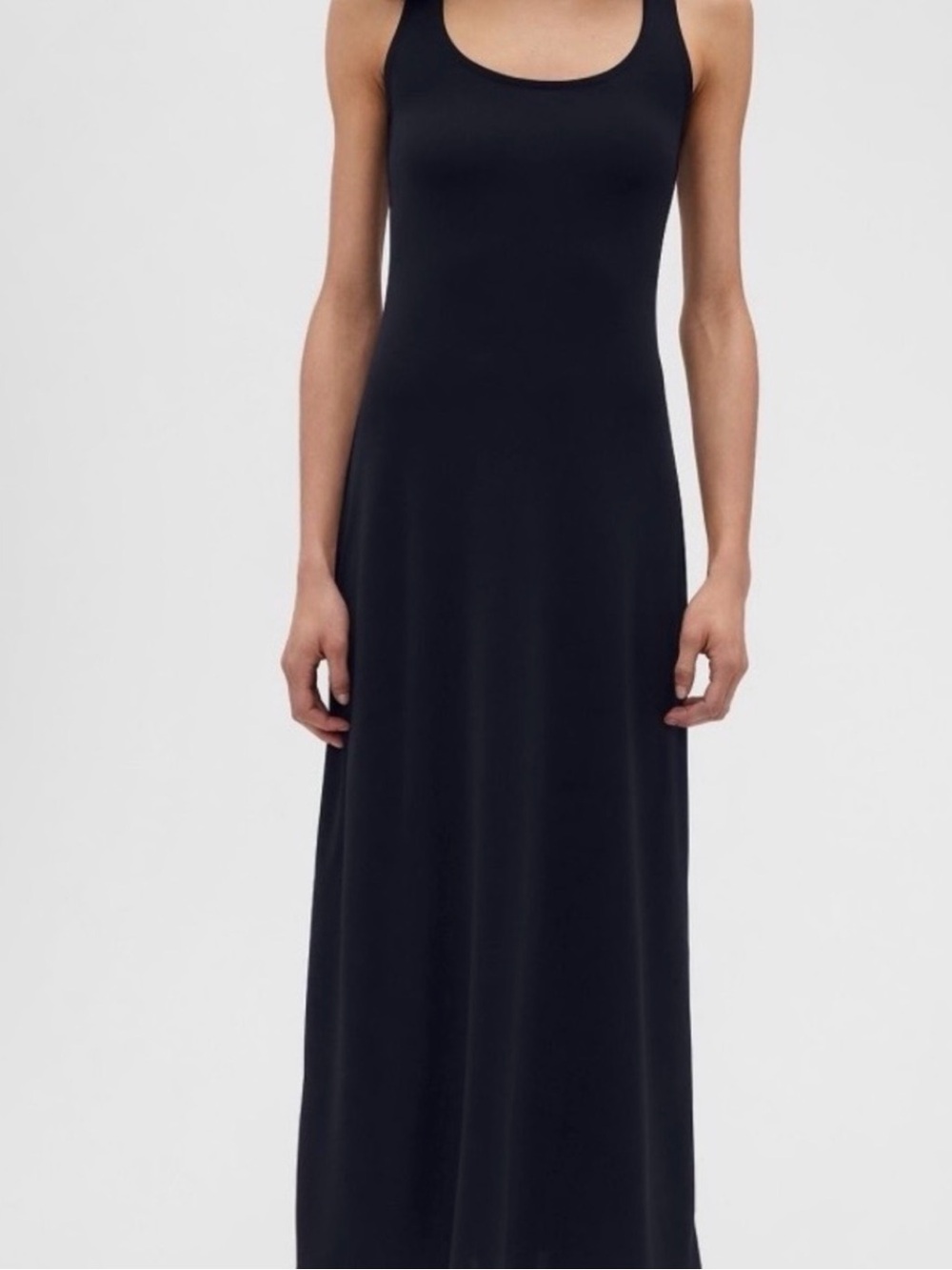 Gap × Victoria Beckham Jersey Maxi Dress, navy blue